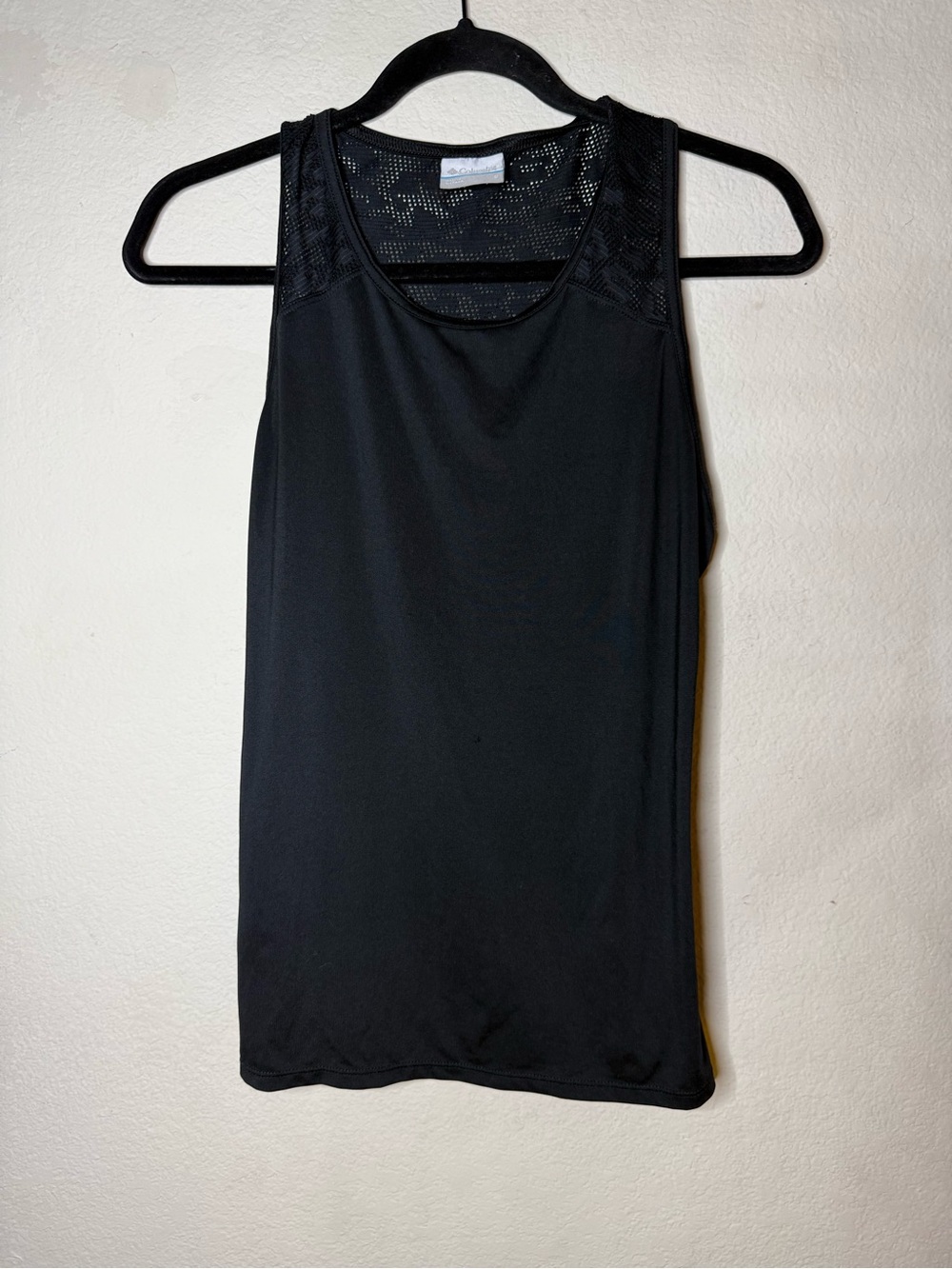 Columbia Black Sleeveless Active Tank Top